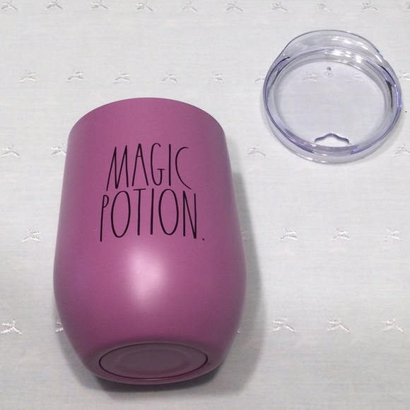Rae Dunn Insulated Wine Cup with Lid Magic Potion Purple - Picture 3 of 6